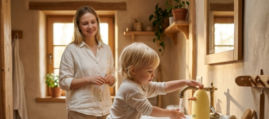 Wie Kinder das Händewaschen selbstständig lernen — 5 Tipps für den Alltag